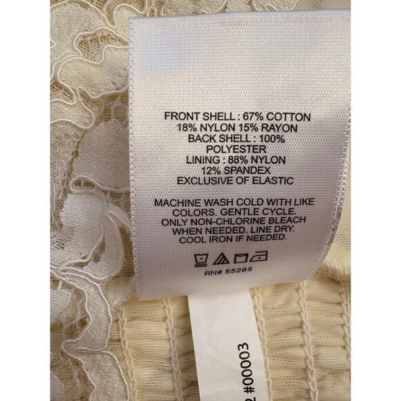 Vintage Express Y2K 90’s Babydoll Lace Sleeveless Tank Top Ivory Size XS - Picture 15 of 16